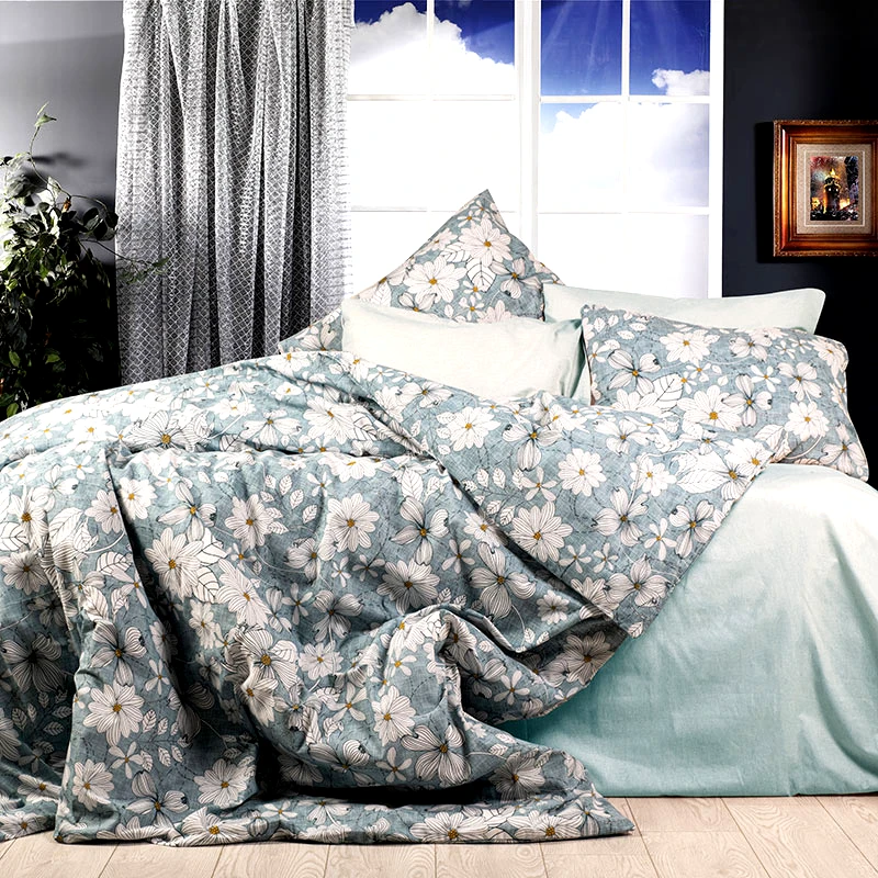 Dimcol Σεντόνια Υπέρδιπλα Σετ Dimcol Hera 425 Blue Ks