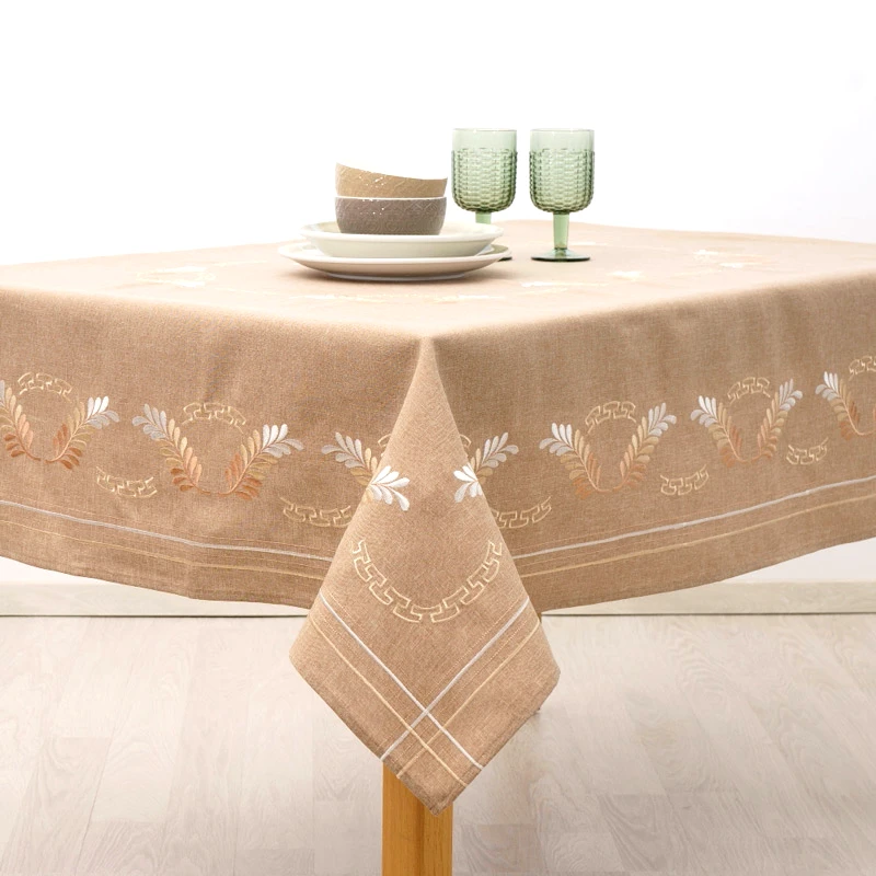 Dimeco Τραπεζομάντηλο 140x180 Dimeco 19963 Beige