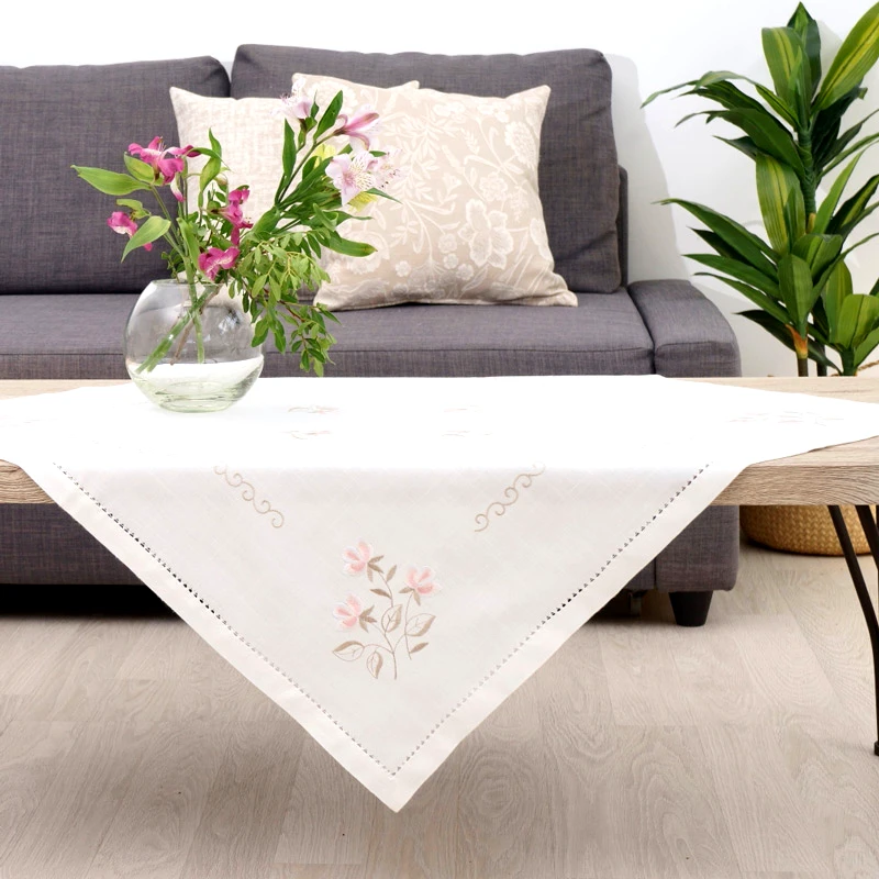 Dimeco Καρέ 90x90 Dimeco YG-XJ Ecru