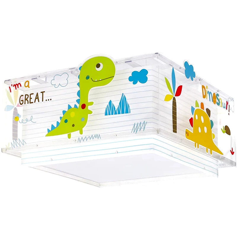 Ango Παιδικό Φωτιστικό Πλαφονιέρα Ango 73456 Dinos