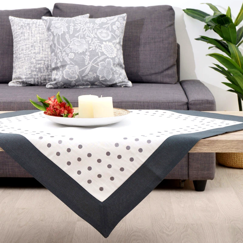 Dimeco Καρέ 90x90 Dimeco 15230 Dark Grey