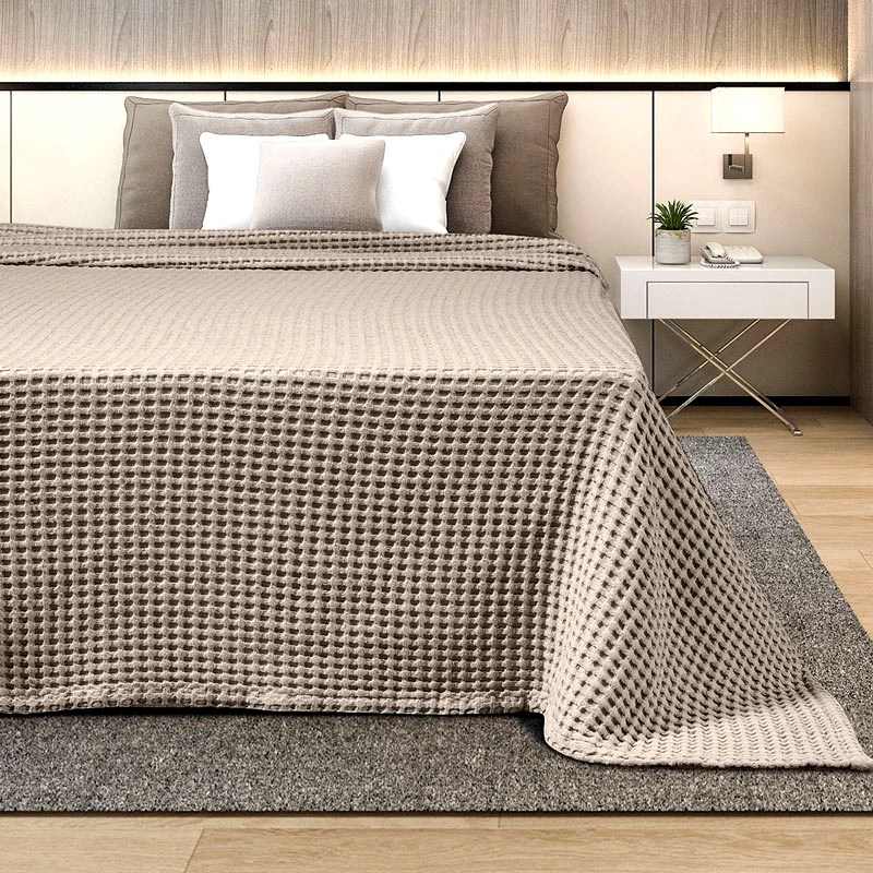 Adam Home Κουβέρτα Πικέ King Size Adam Home Beige