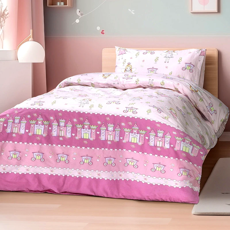 Beauty Home Παπλωματοθήκη Μονή Σετ Beauty Home Dreamy 6232 Pink