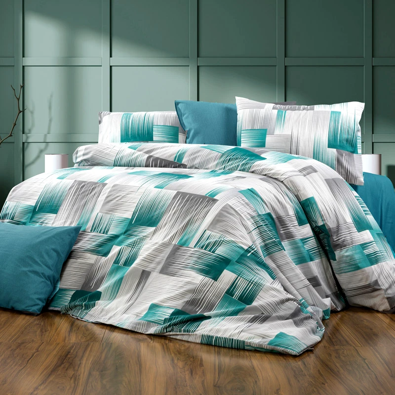 Dimcol Παπλωματοθήκη Υπέρδιπλη Dimcol Effimia 475 Petrol