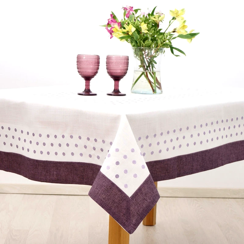 Dimeco Τραπεζομάντηλο 140x140 Dimeco 15230 Purple