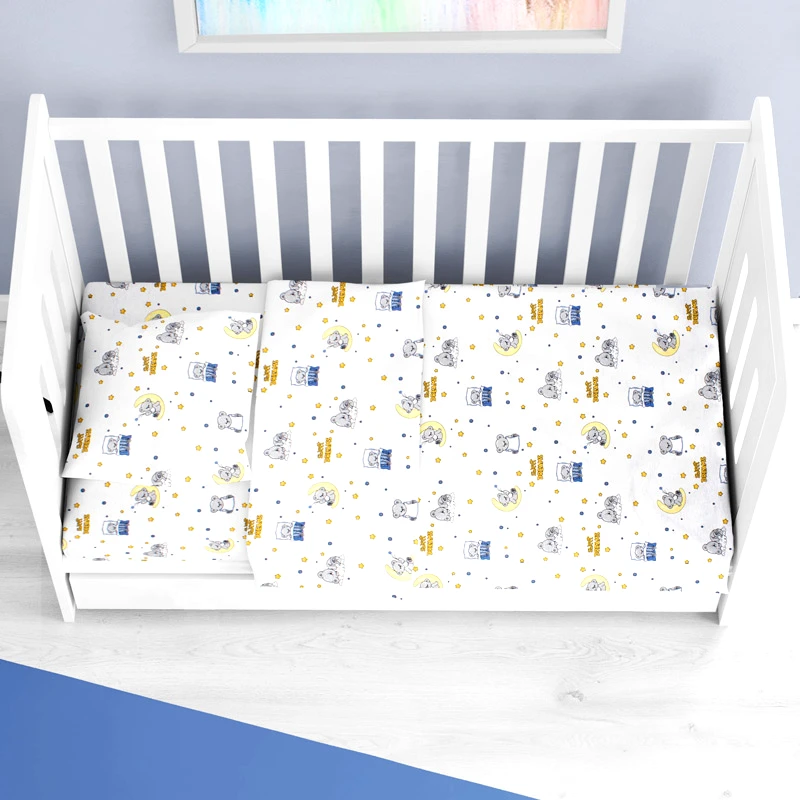 Dimcol Παπλωματοθήκη Κούνιας Dimcol Dreams 554 Blue