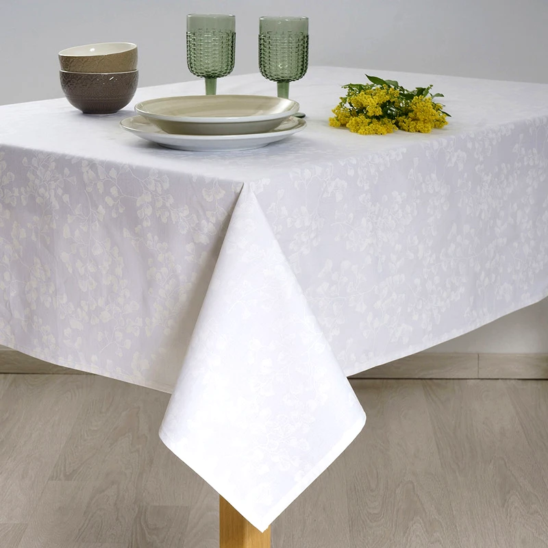 Dimeco Αλέκιαστο Τραπεζομάντηλο 135x180 Dimeco 5802 White
