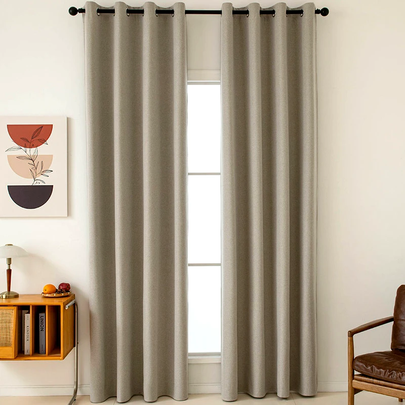 Beauty Home Κουρτίνα Blackout Με Τρουκς Beauty Home Total 8446 Sand 140x270