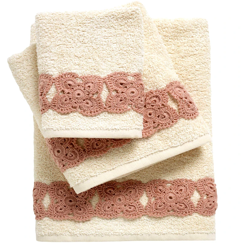 Das Home Πετσέτες Μπάνιου Σετ Das Home Daily 0733 Ecru 3τεμ.