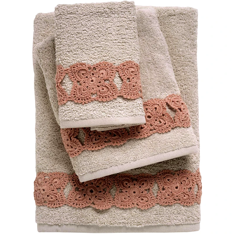 Das Home Πετσέτες Μπάνιου Σετ Das Home Daily 0734 Beige 3τεμ.