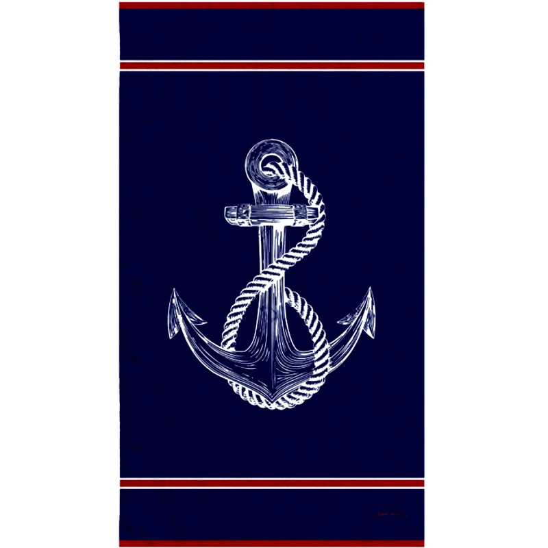 Makis Tselios Πετσέτα Θαλάσσης Makis Tselios Anchor 90x160