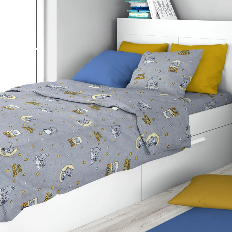 Dimcol Παπλωματοθήκη Μονή Dimcol Dreams 552 Grey