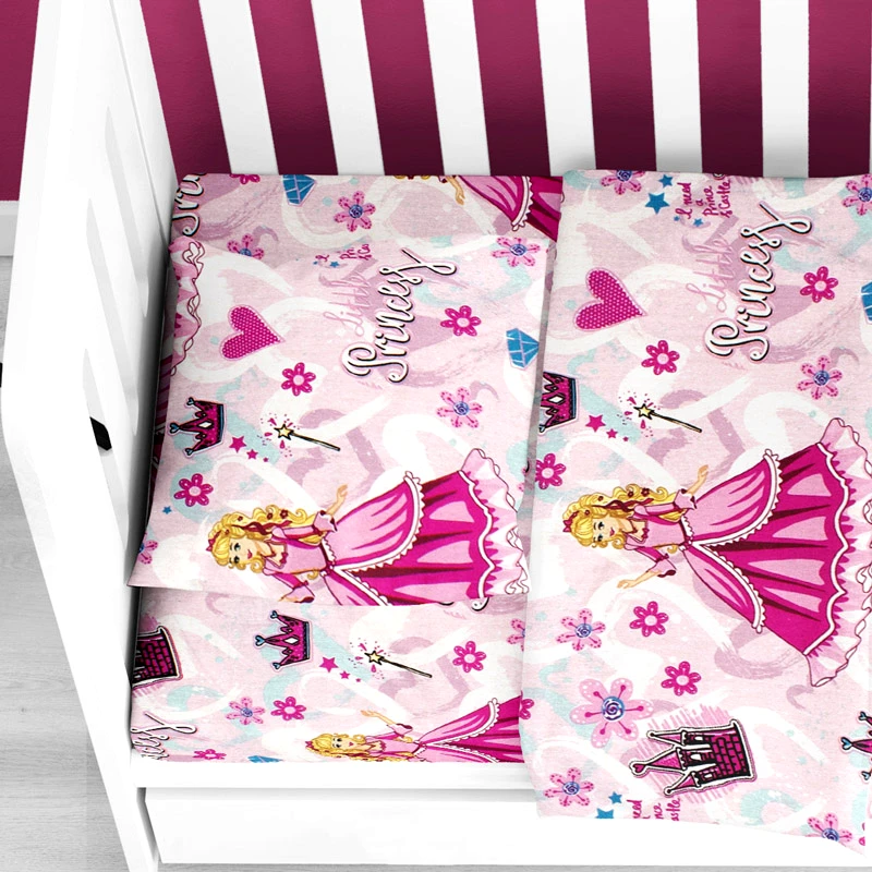 Dimcol Βρεφική Μαξιλαροθήκη Dimcol Princess 390 Pink