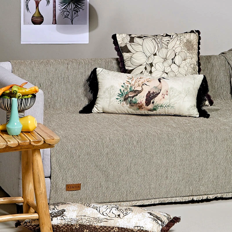 Kentia Home Ριχτάρι Τετραθέσιου Καναπέ Kentia Stylish Kanon 15 Cream