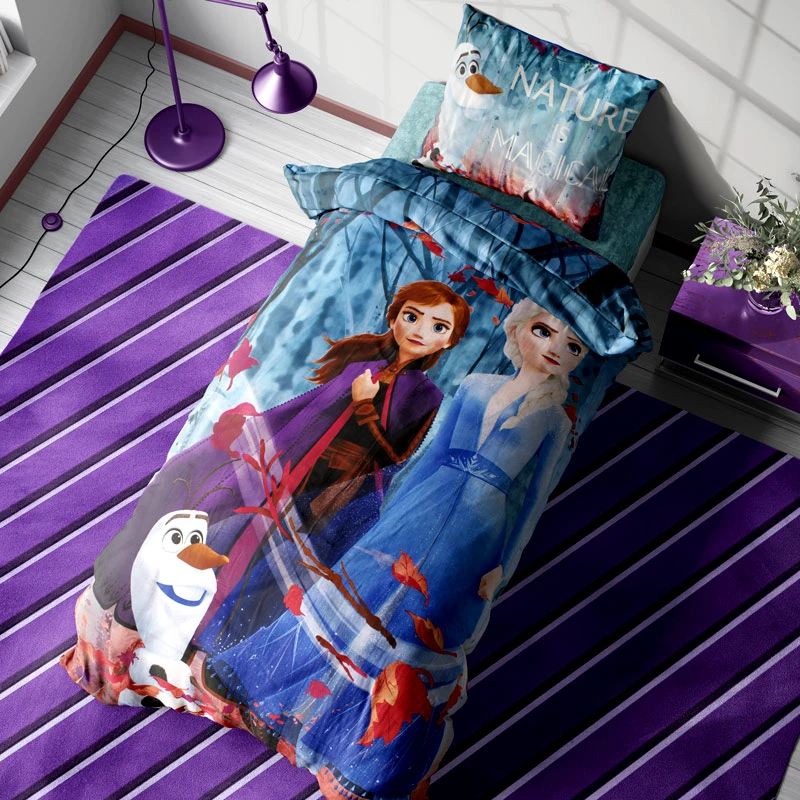 Dimcol Παπλωματοθήκη Μονή Σετ Dimcol Disney 880 Frozen