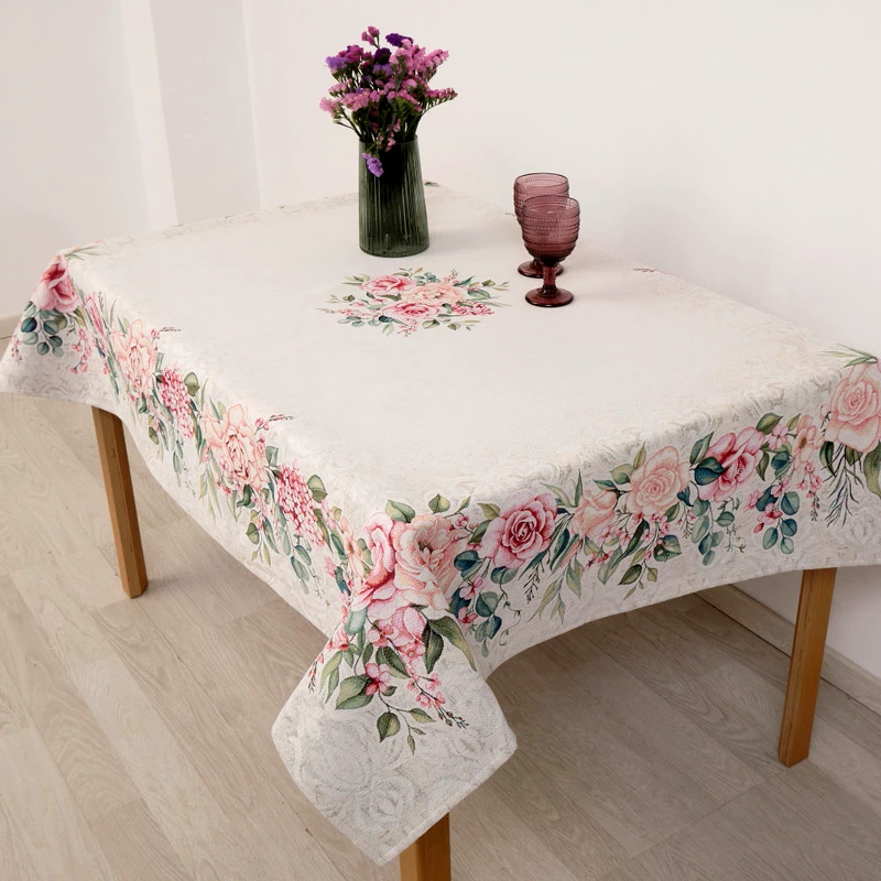 Dimeco Τραπεζομάντηλο 140x140 Dimeco Selena Pink