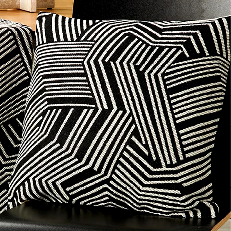 Whitegg Διακοσμητική Μαξιλαροθήκη 42x42 Whitegg D0211-1 Black