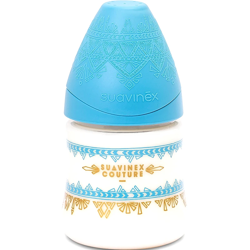 Suavinex Πλαστικό Μπιμπερό Suavinex 304127 Couture Blue 150ml