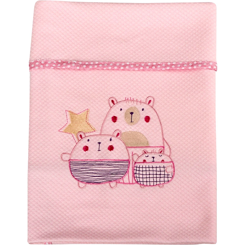 Κόσμος Του Μωρού Κουβέρτα Πικέ Αγκαλιάς Κόσμος Μωρού 36011 Bobos Pink