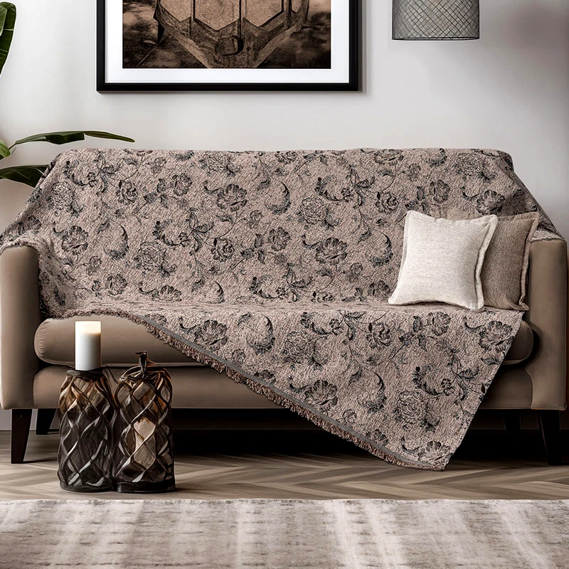 Beauty Home Ριχτάρι Διθέσιου Καναπέ Beauty Home 8626 Beige