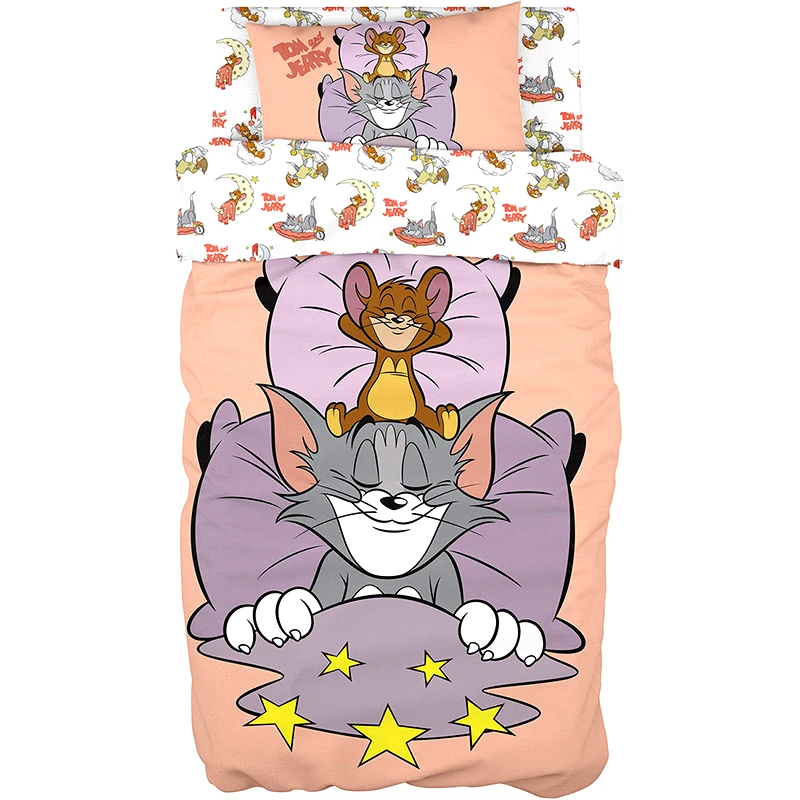 Beauty Home Κουβερλί Μονό Σετ Beauty Home 6194 Tom Jerry