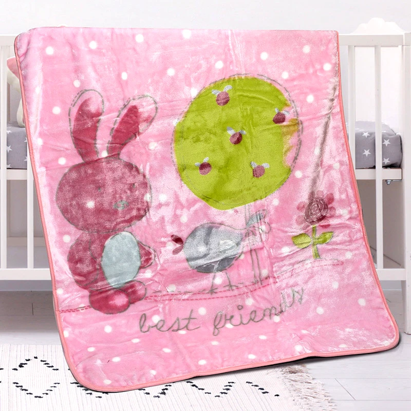 Beauty Home Κουβέρτα Βελουτέ Κούνιας Beauty Home 5256 Rabbit