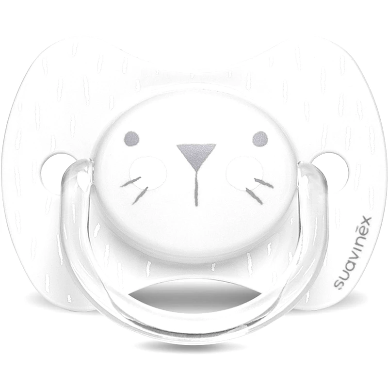 Suavinex Πιπίλα Ανατομική Suavinex 306590 Whiskers Grey 0-6m
