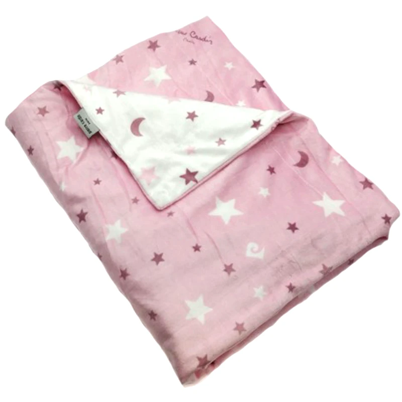 Pierre Cardin Κουβέρτα Fleece Κούνιας Pierre Cardin Moon Pink