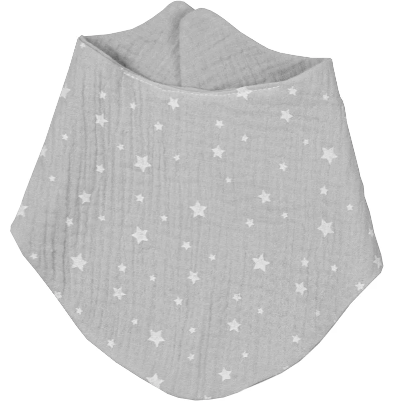 Baby Oliver Σαλιάρα Μπαντάνα Μουσελίνα Baby Oliver 370 Grey