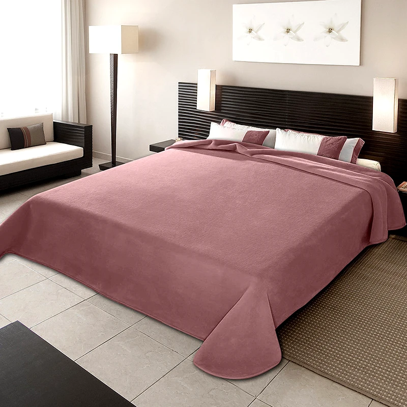 Belpla Κουβέρτα Βελουτέ Μονή Belpla 64 Plain Opal Rose