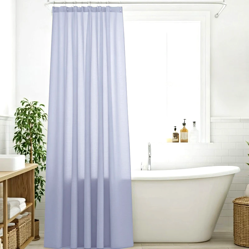 Das Home Κουρτίνα Μπάνιου 200x180 Με Κρίκους Das Home 0804 Blue 200x180