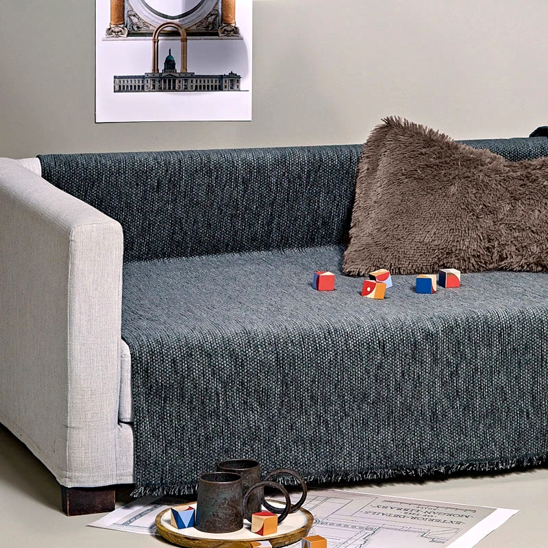 Kentia Home Ριχτάρι Πολυθρόνας 170x180 Kentia Stylish Kanon 24 Dark Grey 170x180