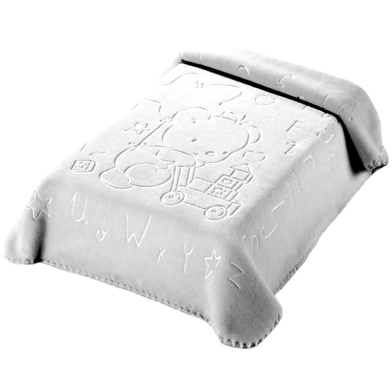Belpla Κουβέρτα Βελουτέ Κούνιας 110x140 Belpla 521 Ster Grey 110x140