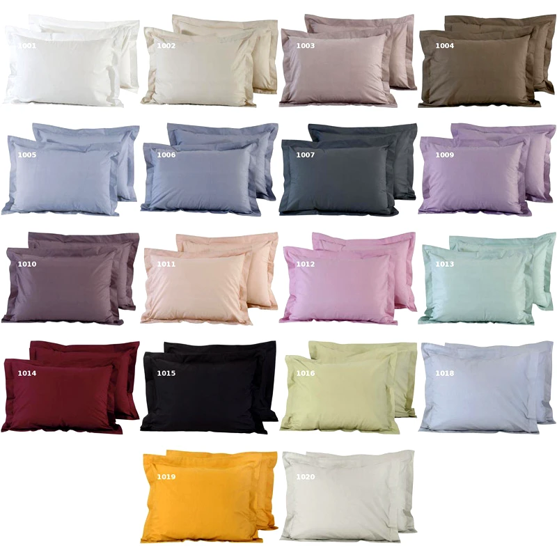 Das Home Μαξιλαροθήκες Σετ 50x70 Das Home Best - 1018 LIGHT GREY