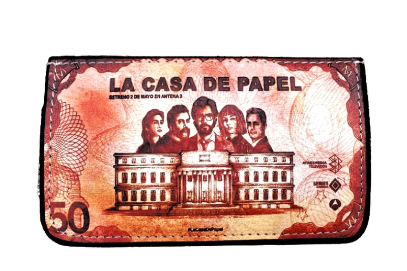 ONANDOFF Χειροποίητη δερμάτινη καπνοθήκη La Casa De Papel