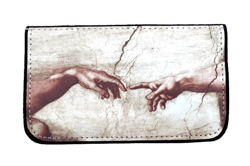 ONANDOFF Χειροποίητη δερμάτινη καπνοθήκη Da Vinci