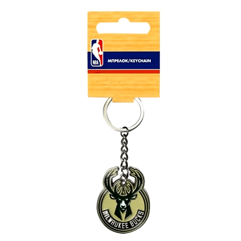 BMU Milwaukee Bucks μεταλλικό μπρελόκ NBA