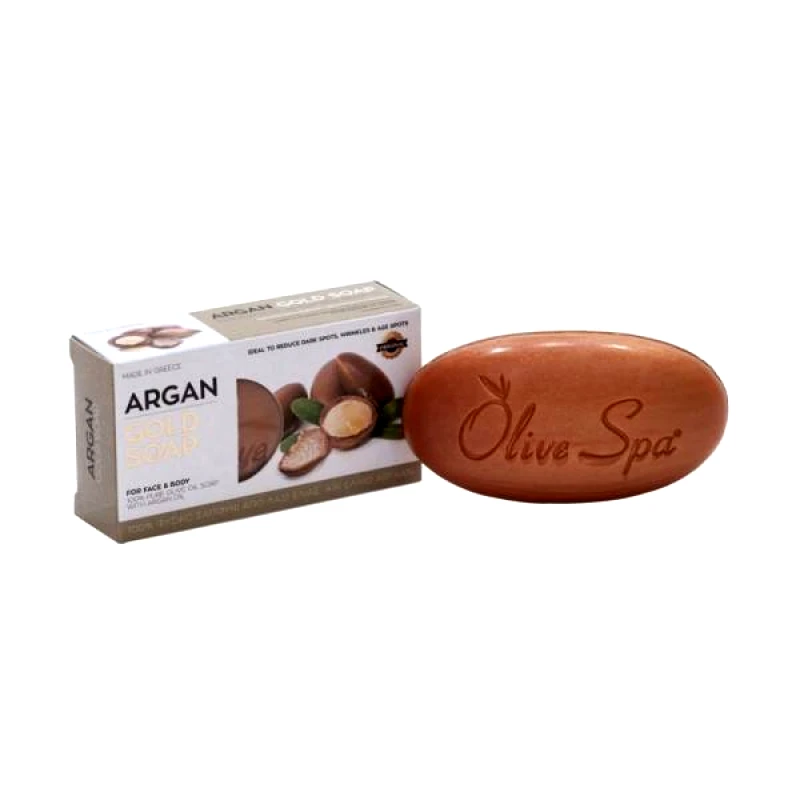 Olive Spa Olive Spa Χρυσό σαπούνι με έλαιο Αργκάν 90gr