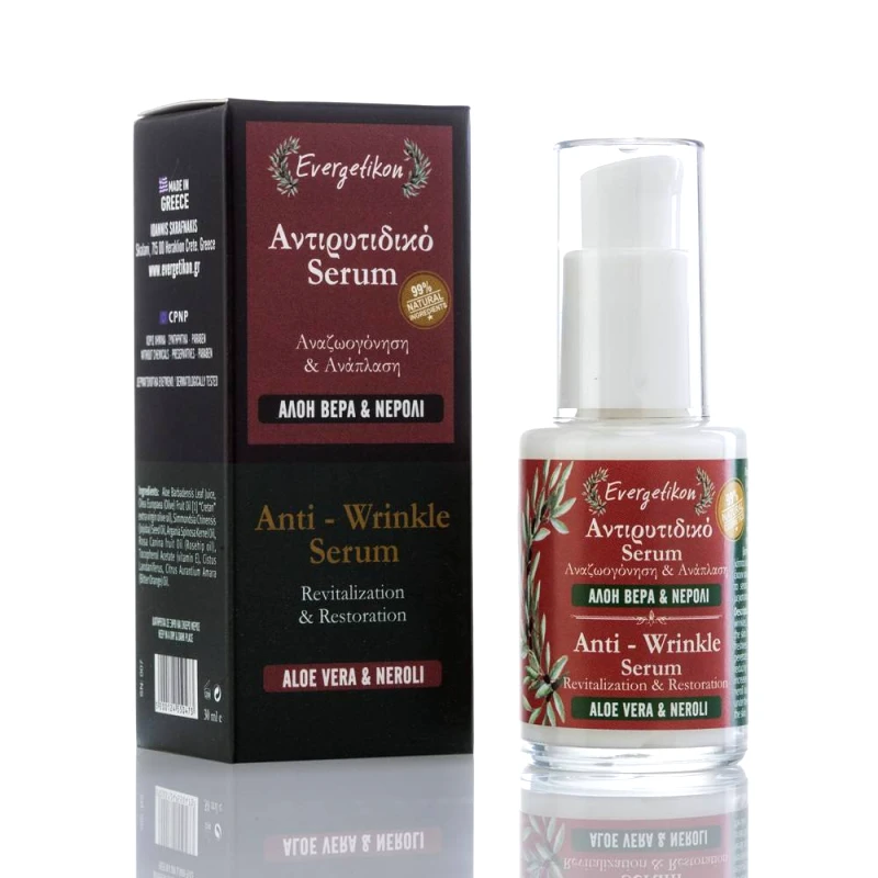 Evergetikon Evergetikon Aντιρυτιδικό Serum με Aλόη βέρα Νερολί