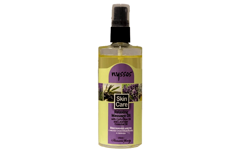 Nyssos NYSSOS Χαλαρωτικό λάδι μασάζ με λεβάντα 125ml