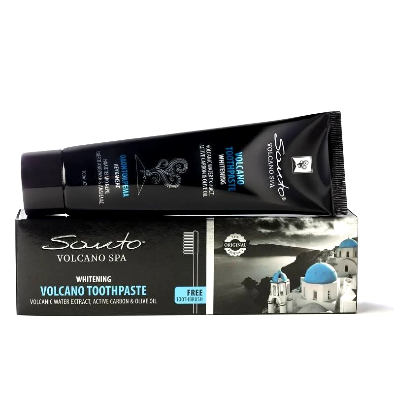 Santo Volcano Spa Santo Volcano Spa Οδοντόκρεμα Λεύκανσης 100ml