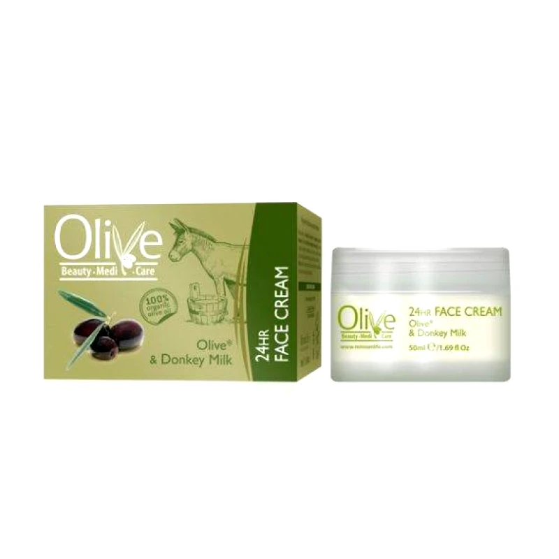 Olive Beauty MediCare Olive Beauty Medicare 24ΩΡΗ ΚΡΕΜΑ ΠΡΟΣΩΠΟΥ – ΕΛΙΑ &amp; ΓΑΛΑ ΓΑΪΔΟΥΡΑΣ