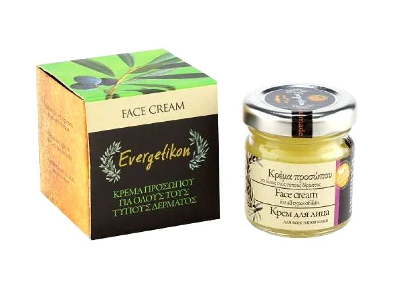 Evergetikon EVERGETIKON Κρέμα προσώπου με ελαιόλαδο &amp; μελισσοκέρι 40ml