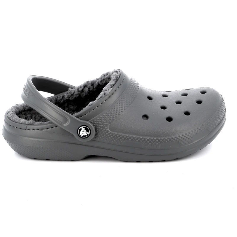 CROCS Σαμπό Crocs Classic Lined Clog Χρώματος Γκρι 203591-0EX