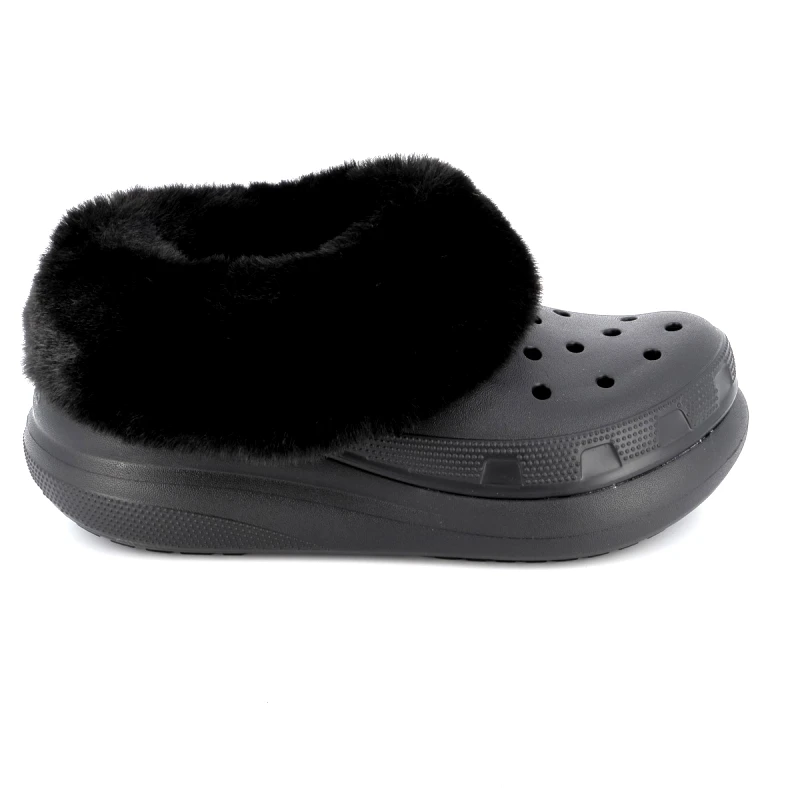 CROCS Γυναικείο Σαμπό Crocs Furever Crush Χρώματος Μαύρο 208446-001