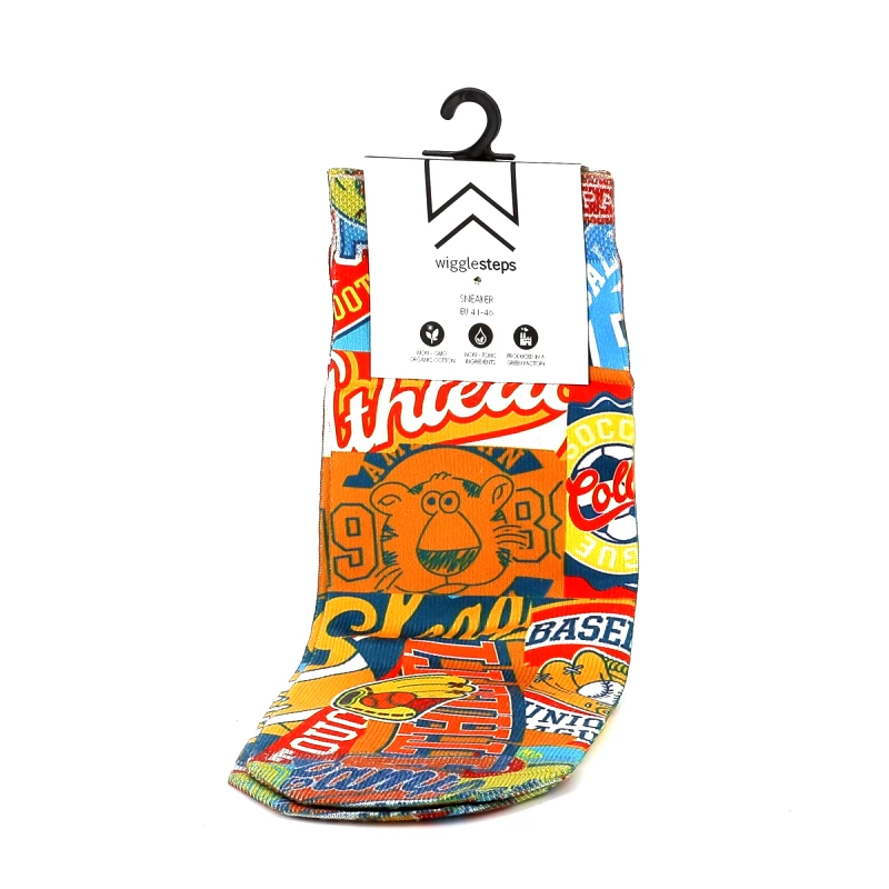 WIGGLESTEPS Ανδρικές Κάλτσες Wigglesteps Πολύχρωμες VINTAGE SPORTS