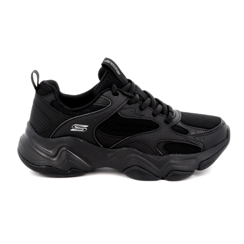 SKECHERS Γυναικείο Αθλητικό Παπούτσι Skechers Bobs Diego Χρώματος Μαύρο 117685-BBK