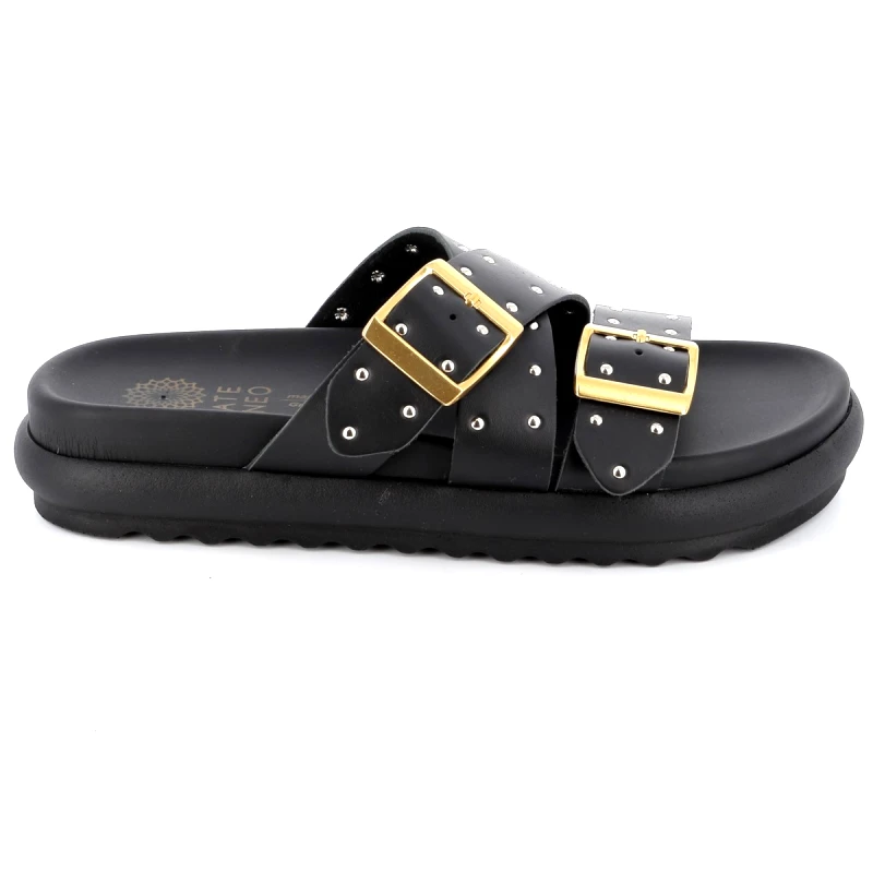 ATENEO Γυναικεία Comfort Παντόφλα Ateneo Χρώματος Μαύρο 9107.B