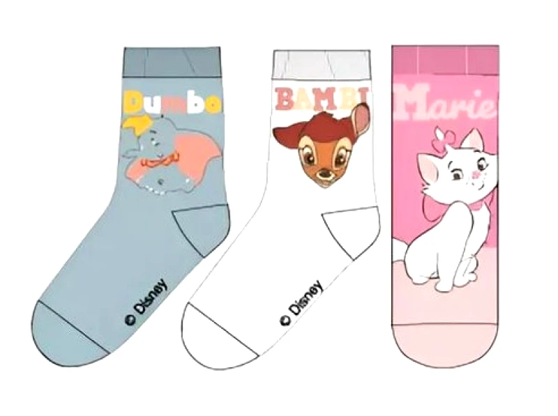 CHILDRENLAND Παιδικές Κάλτσες για Κορίτσι Childrenland DISNEY Πολύχρωμες DISNEYCLASSICS-615 3 Ζεύγη