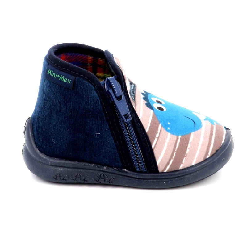 MINIMAX Παιδικό Παντοφλάκι για Αγόρι Mini Max Ανατομικό Χρώματος Μπλε JURAS 5